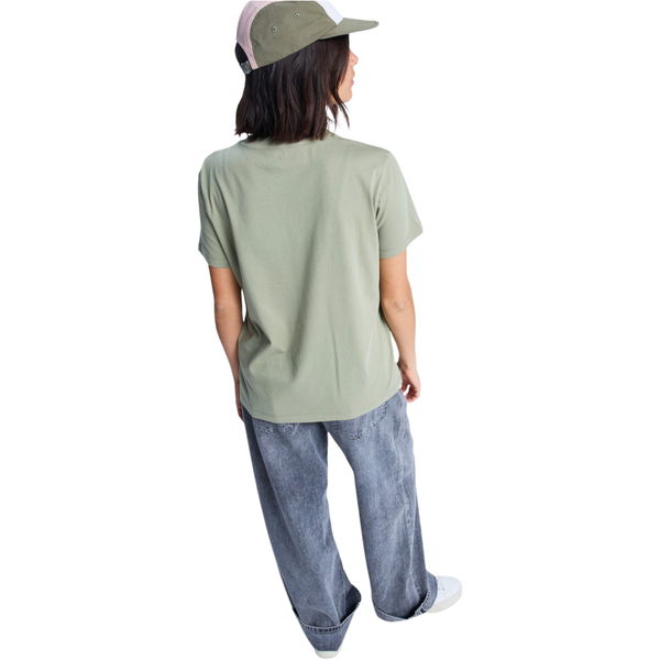 2026 Roxy Womens Ocean Road Art T-shirt ERJZT06015 - Oil Green